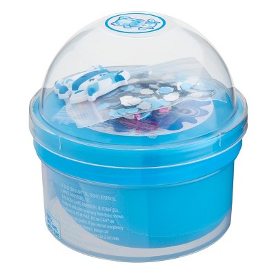 Cra-Z-Slimy Slime Dome Blue Moo: Creativity Focus, Slimes & Putties, 2.4oz, 4 Pieces
