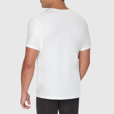 Hanes Premium Men's Sweat Block Crew Neck Undershirt 3pk - White XXL: Tagless, Moisture Wicking,
