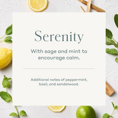 2-Wick Ceramic Jar Candle with Lid Serenity 15oz - Casaluna