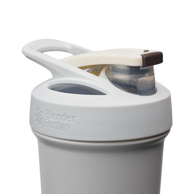 BlenderBottle 25oz Strada Stainless Steel Shaker Cup - White Gradient
