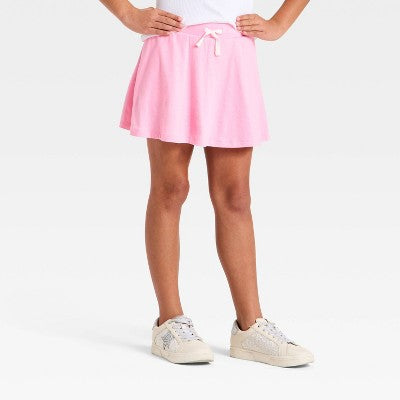 Girls' Knit Skort - Cat & Jack Pink M