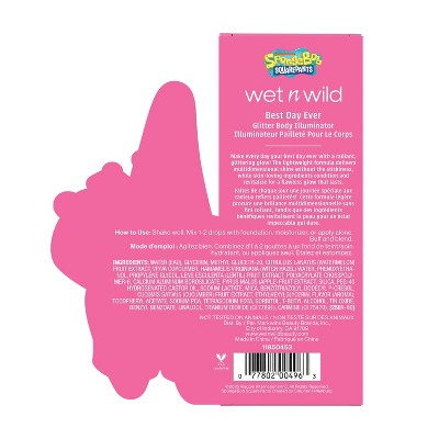 Wet n Wild SpongeBob Body Glitter Illuminator - 1fl oz