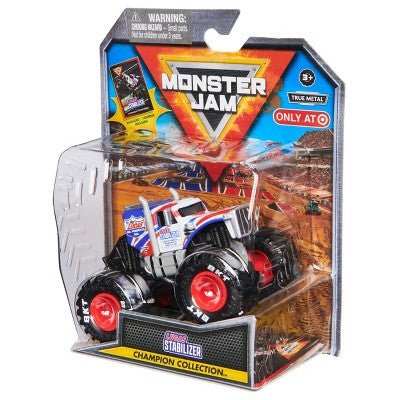 Monster Jam Lucas Stabilizers Die Cast Monster Truck with Trading Card