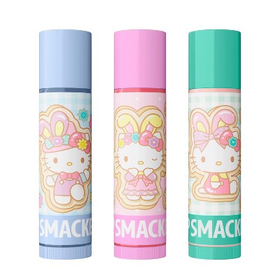 Lip Smacker X Hello Kitty Easter Egg Lip Balm Trio - 0.42oz