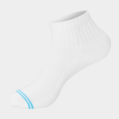 Hanes Premium Women's 6pk Cool Comfort Cushioned Ankle Socks - White/Black/Gray 5-9