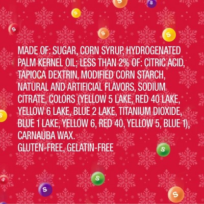 Skittles Filled Christmas Candy Canes - 2.6oz