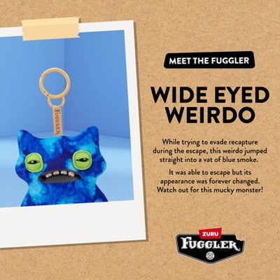Fuggler Keyring Charms Wide Eyed Weirdo - Blue