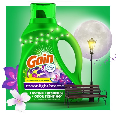 Gain Liquid Laundry Detergent - Moonlight Breeze - 194 fl oz