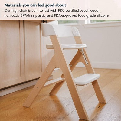 Mockingbird Convertible High Chair - Natural (LOCAL PICKUP ONLY)