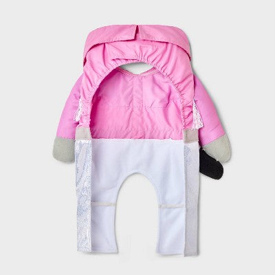 Glam Cowboy Dog Frontal Costume - Boots & Barkley Light Pink M