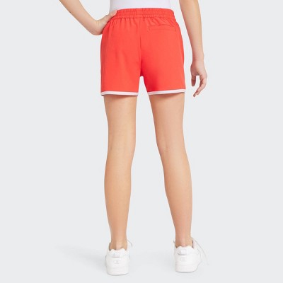 Champion Girls' Track Shorts - Red L