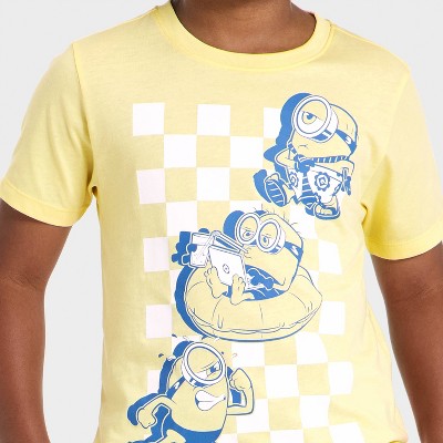 Boys' Minions Short Sleeve Graphic T-Shirt - Yellow L