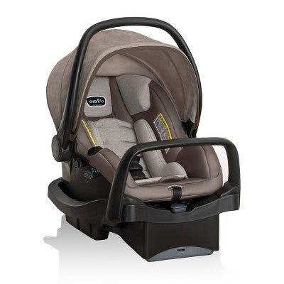 Evenflo Pivot Modular Travel System with LiteMax Infant Car Seat with Anti-Rebound Bar - Desert Tan (LOCAL PICKUP ONLY)