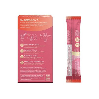Nello Superbalance Drink Mix Supplement Powder - Strawberry Lemonade - 10ct: Multivitamins, 10 Count