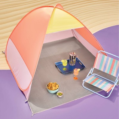 Beach Pop Up Shelter Coral - Sun Squad