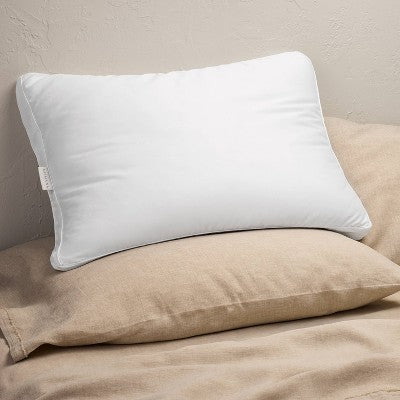 Standard/Queen Soft Customizable Down Alternative Bed Pillow Outer Comfort Cover White - Casaluna: Hypoallergenic, 300 Thread Count (LOCAL PICKUP ONLY)