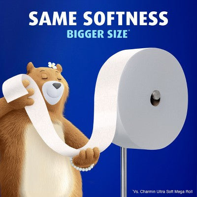 Charmin Toilet Paper Ultra Soft Forever Roll Starter Kit - 2 Rolls - 1700 Sheet