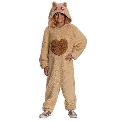 Disguise Kids' Mumu Monster Deluxe Hooded Costume Jumpsuit Sand One Size 8+