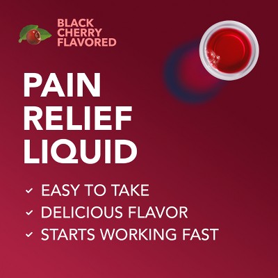 Vicks PainQuil Black Liquid - Cherry - 12 fl oz: Whole Body, General Pain Relievers, Liquid, Acetaminophen 1000mg