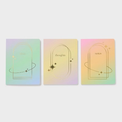 3pk 8"x6" 120 Pages College Journal - Spritz