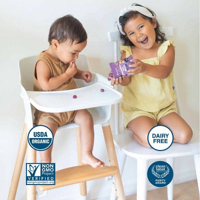 Amara Organic Breakfast Oat Melts Blueberry Baby Snack - 7g