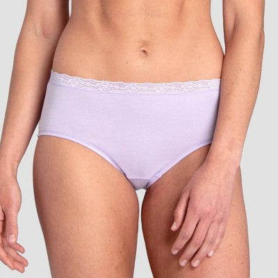Fruit of the Loom Women's 4pk All Day Comfort Cotton Stretch Brief Underwear - Multicolor 9