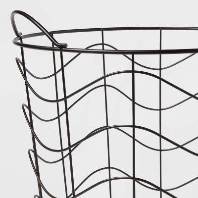 Large Kids' Wave Wire Storage Black - Pillowfort