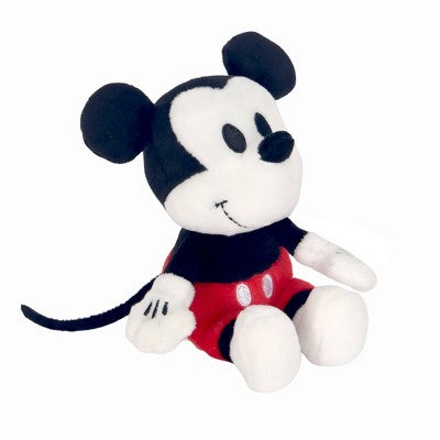 Lambs & Ivy Mickey Mouse Swaddle Blanket & Plush Infant Gift Set - 2pk: Cotton, 44" x 44", Animals Pattern