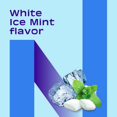 Nicorette 4mg Stop Smoking Aid Nicotine Gum - White Ice Mint - 20ct