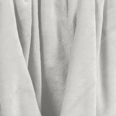 Solid Colored Plush Throw Blanket Ivory - Room Essentials