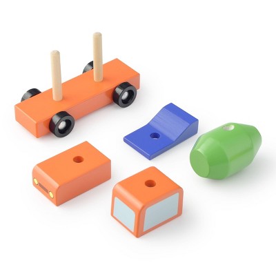 Wood Stacking Vehicle Mixer Truck - Bullseye's Playground