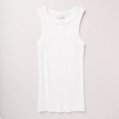 Women's Iconic Crew Tank Top - Universal Thread White M