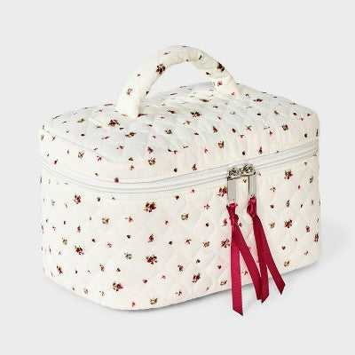 Vanity Top Handle Makeup Pouch - Wild Fable Cream