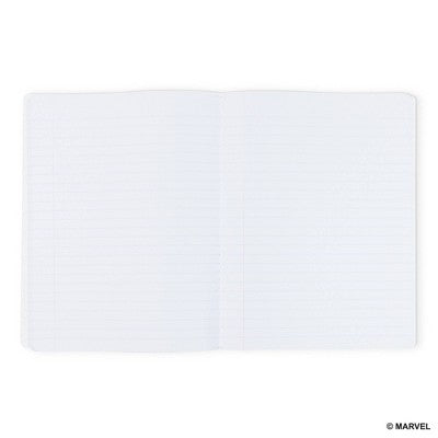 Yoobi Marvel Composition Books 7.5"x9.75" Wide Ruled with Pen Spider-Man Checker, School Supplies