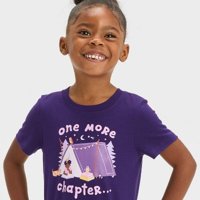 Toddler Girls' Short Sleeve One More Chapter Graphic T-Shirt 2T