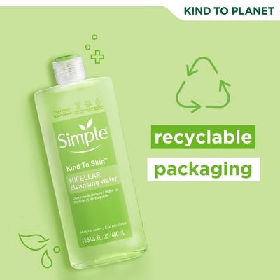 Simple Micellar Cleansing Water - Unscented - 13.5 fl oz
