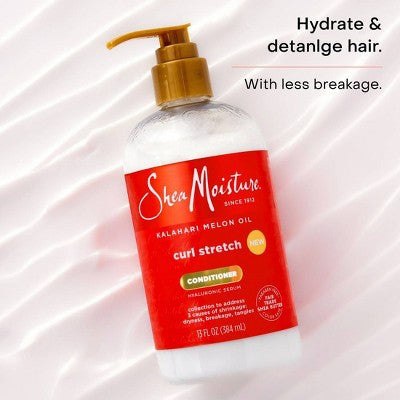SheaMoisture Curl Stretch Conditioner Kahalari Melon Oil & Marula Oil Infused with Hyaluronic Serum for Type 4 Hair - 13 fl oz