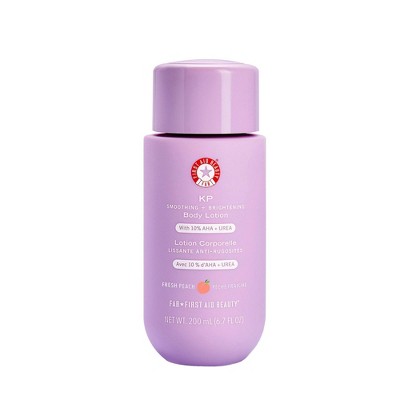 FIRST AID BEAUTY KP Smoothing + Brightening Body Lotion with 10% AHA + Urea - 6.7 fl oz - Ulta Beauty