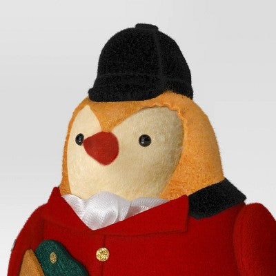 Christmas Featherly Friends "Stirr?up" Decor Red Coat - Wondershop
