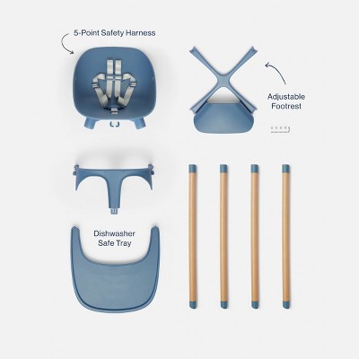 Lalo High Chair - Blueberry (LOCAL PICKUP ONLY)