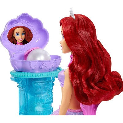 Disney Princess Ariel Vanity Pop Mermaid 11.8" Doll & Vanity 5 Pop-Up Surprises