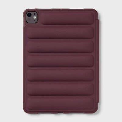 Apple iPad Pro 11-inch (2024, 5th Generation) Puffy Case - heyday Dark Cherry