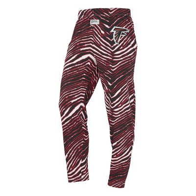 NFL Atlanta Falcons Zubaz Zebra Screen Print Pants - M