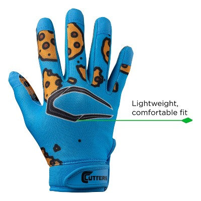 Cutters Game Day Receiver Gloves Youth - Feed Me L/XL