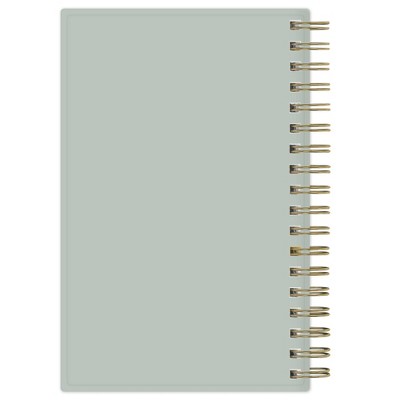 The Everygirl Planner 2025 Weekly/Monthly Planner 6.3"x4.33" Wirebound Solid Soft Sage: Adult Stationery, Calendar, Tabs