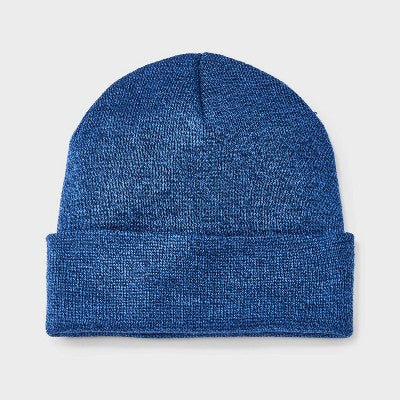 Men's Cuff Knit Beanie - Goodfellow & Co Blue