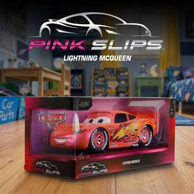 Jada Pink Slips Lightning McQueen Chase Toy Vehicle 1:24 Scale