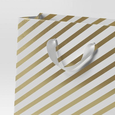 2ct Mini Gift Bag Christmas Gift Card Holder 'Happy Holidays'/Striped - Wondershop