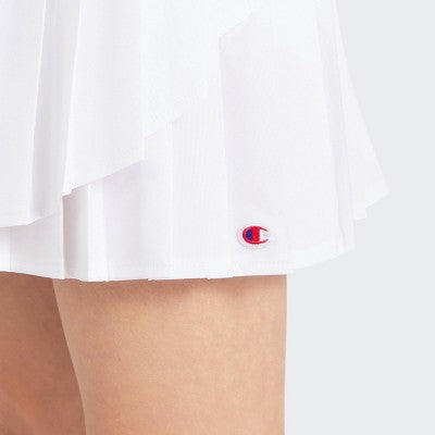 Champion Girls' Pleated Skort - Bright White L