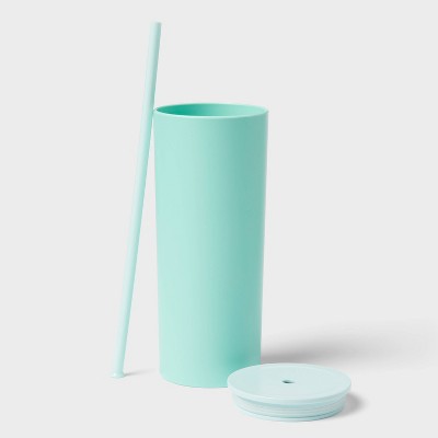 26oz Tumbler with Straw Mint Green - Sun Squad